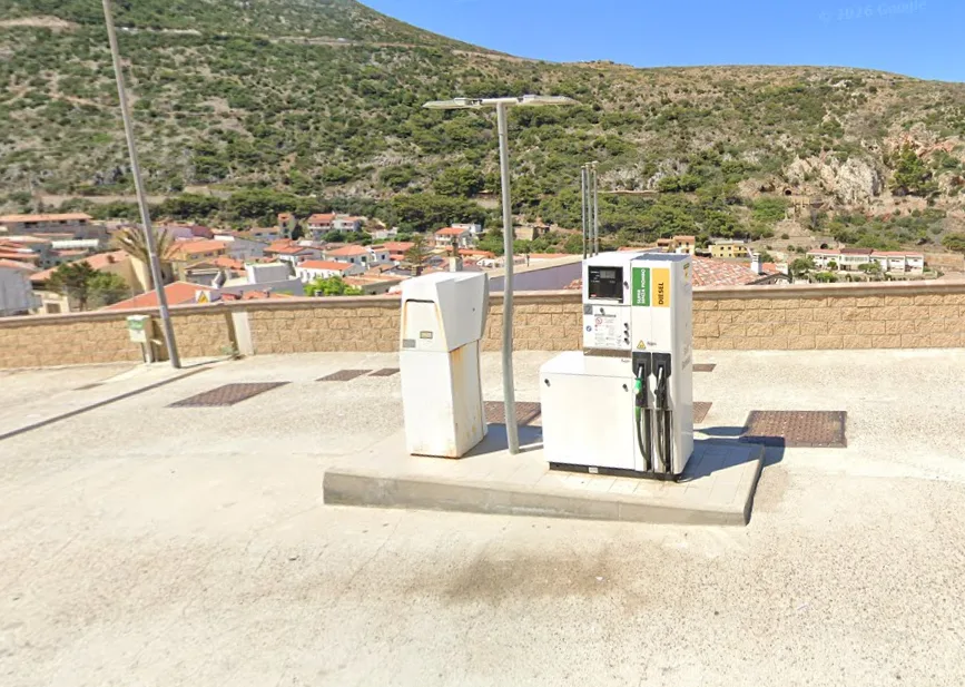 Benzinaio carburante gasolio