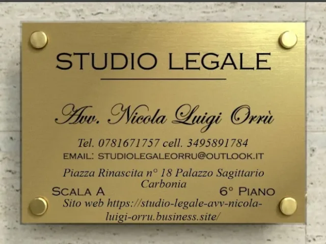 Avv. Nicola Luigi Orrù